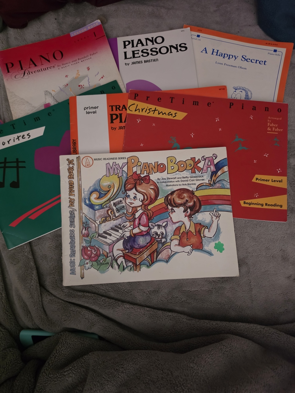 Vintage Beginner Piano Method Books